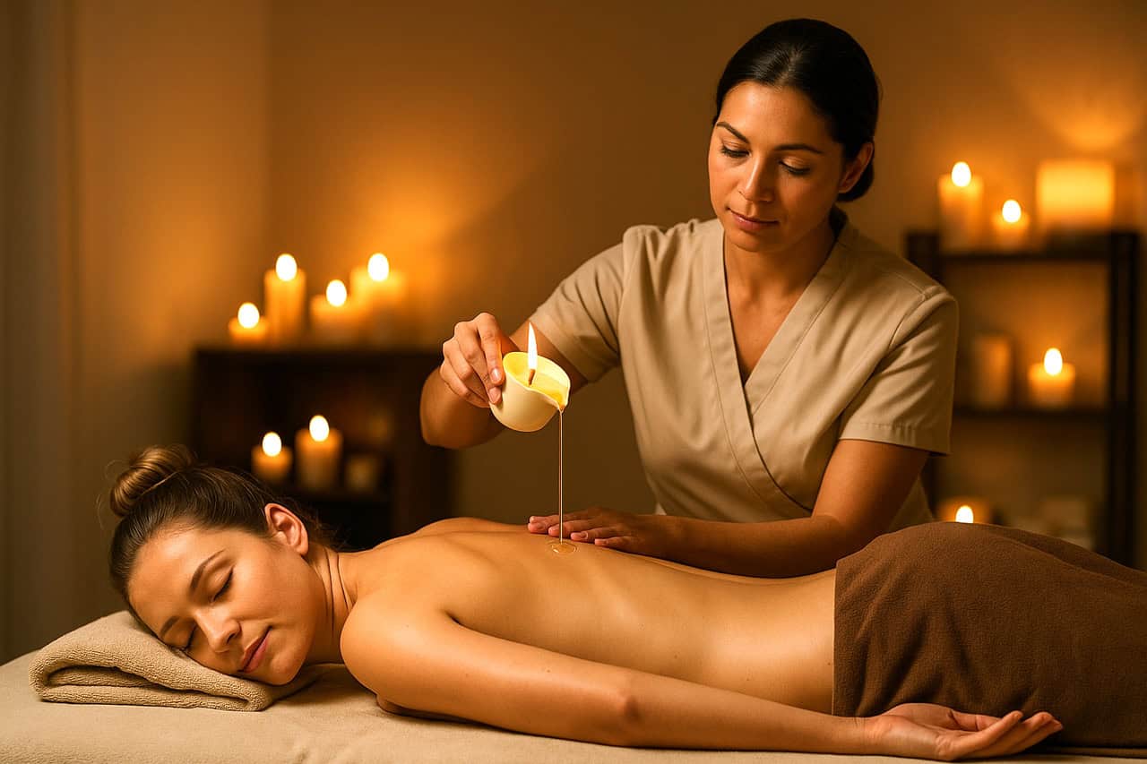 Candle Massage: massaggio con candele per relax profondo
